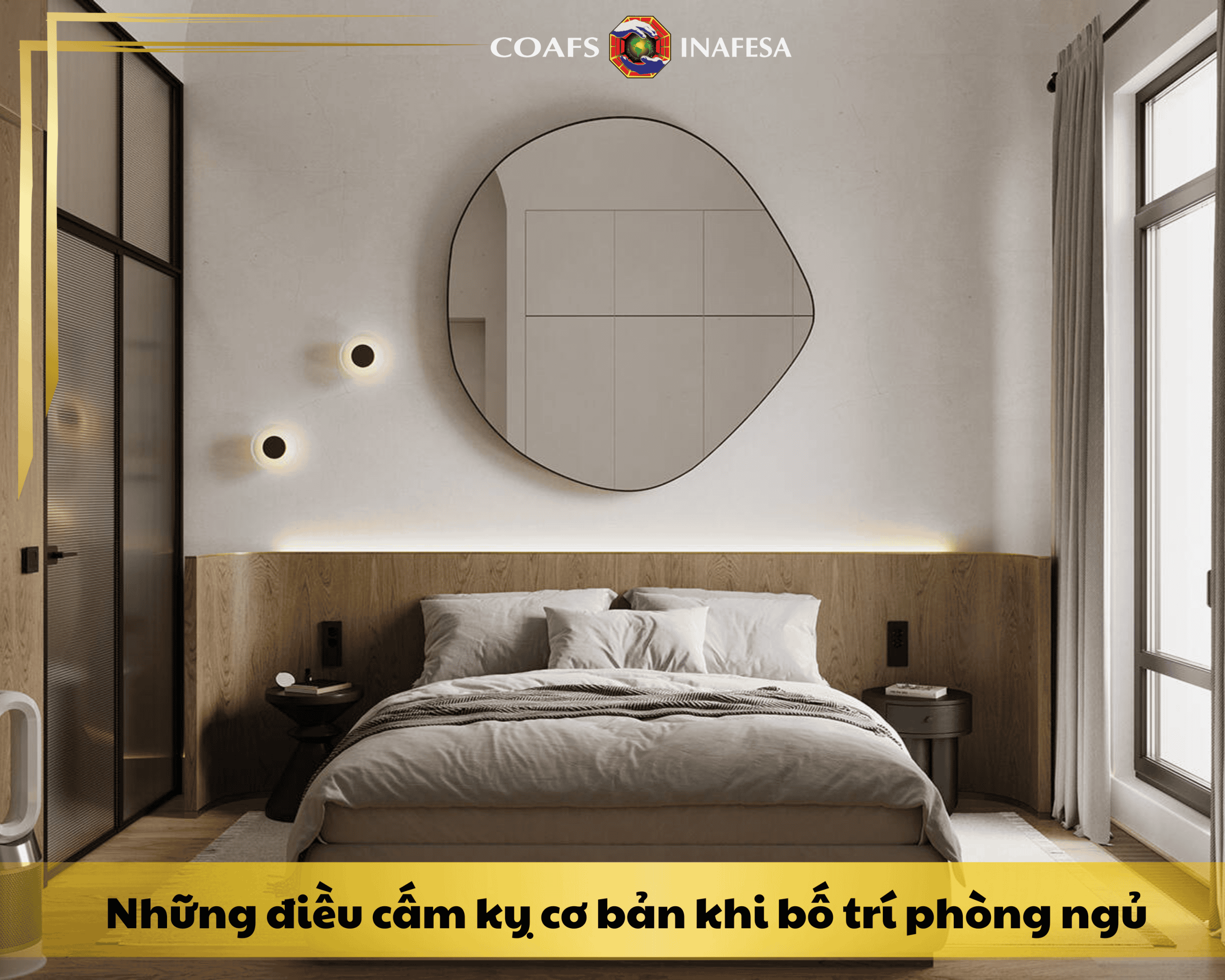 Những điều cấm kỵ cơ bản khi bố trí phòng ngủ