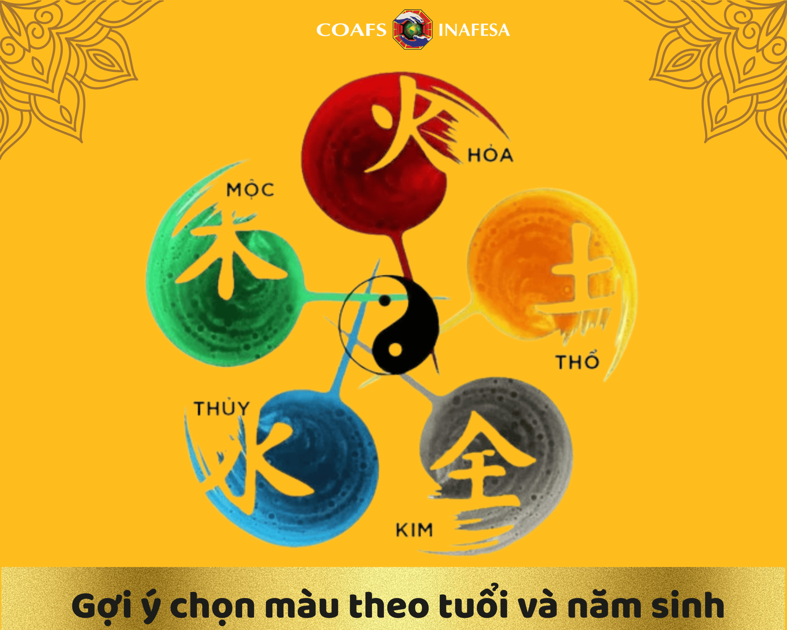 Gợi ý chọn màu theo tuổi và năm sinh