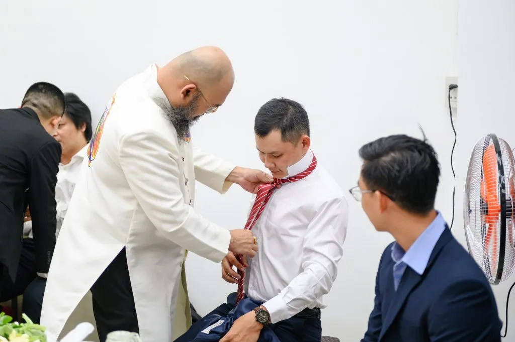 Buổi lễ trao bằng cấp cho học viên