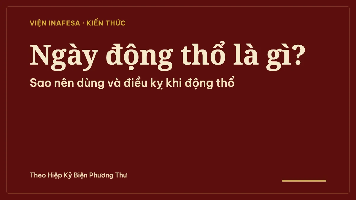 Ngày động thổ là gì? Cách chọn ngày và cách cúng động thổ